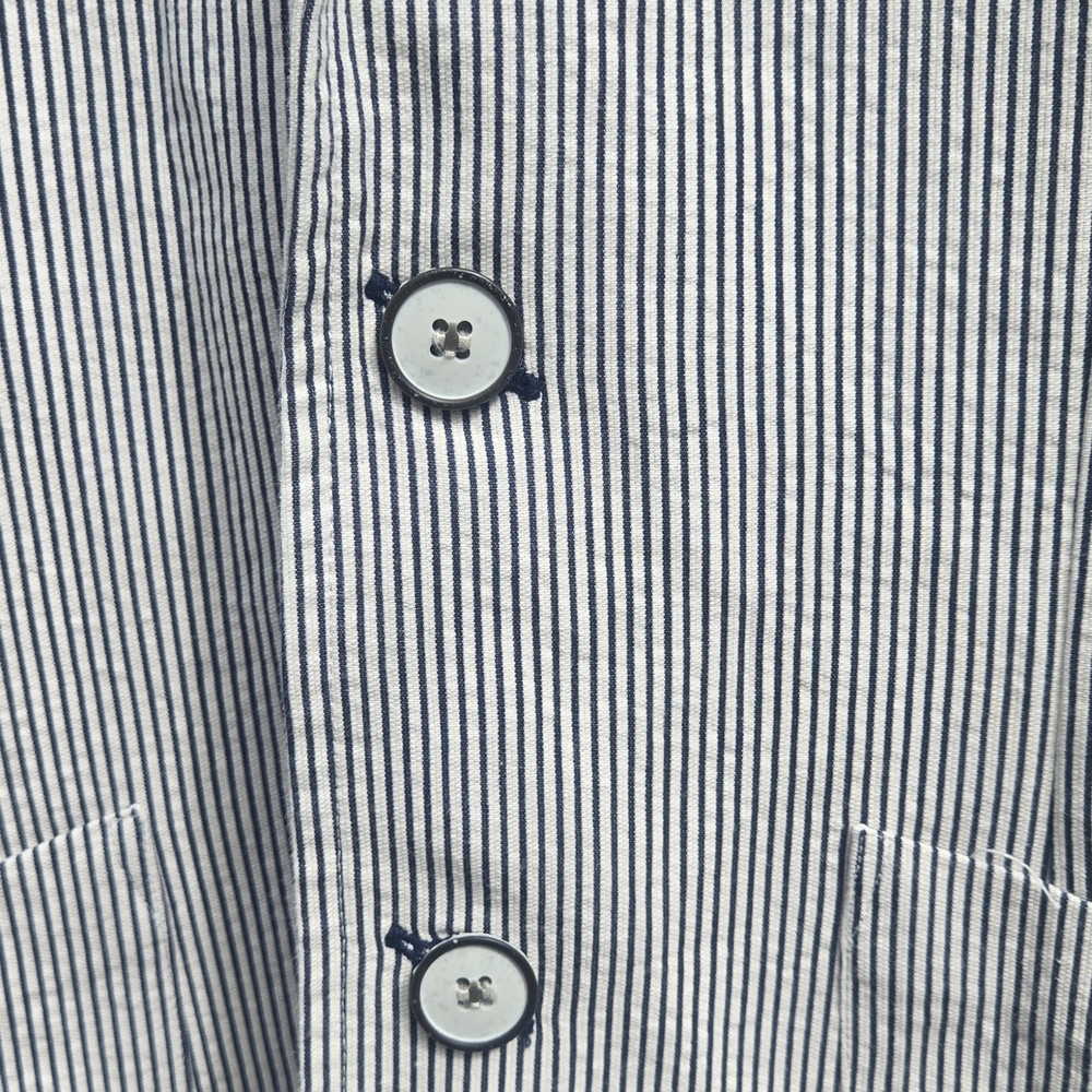 Striped Gray Blazer - Picture 3 of 10